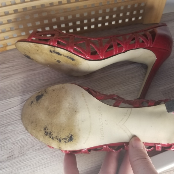 Enzo Angioloni red heels Size 9 - Picture 10 of 14